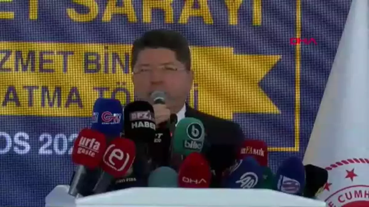 Adalet Bakanı Tunç, Şanlıurfa’da adalet sarayı ek hizmet binası temelini attı